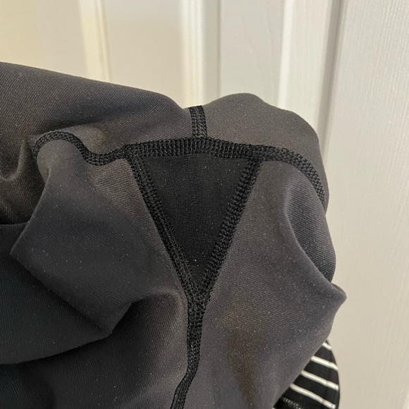 Lululemon Wunder Under Size 4 Brisk Bloom Black Soot/ Parallel Stripe Blackwhite - Picture 6 of 7